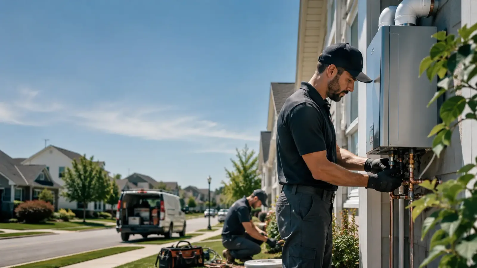 Tankless Water Heater Installation in Falun, KS